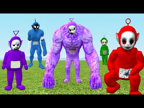 قاريز مود | شخصيات تيليتابيز الاشرار ضد جميع الشخصيات 🔥😲 | Garry's Mod