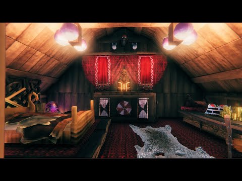Decorating Garllok's Longhouse: The Guest Rooms – Valheim – Timelapse