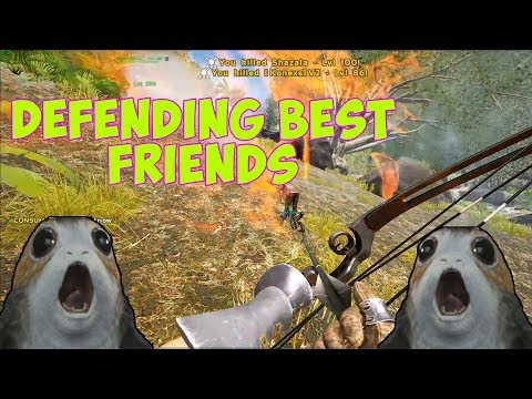 Defending my best friends :P | Official PvP | ARK Survival Evolved Gameplay