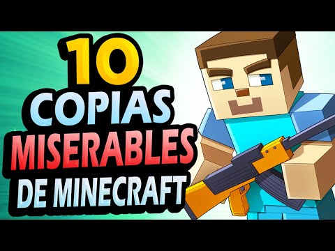 ✅ 10 Copias Miserables de Minecraft!!!