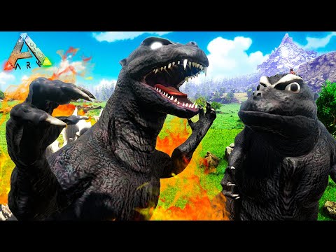 EL PODER DEL ABUELO GODZILLA (GODZILLA 1954) | ARK SURVIVAL EVOLVED