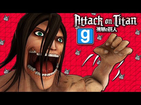 Eren's Titan Transformation is INSANE! (Garry's Mod Sandbox Attack on Titan)