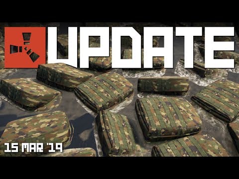 FLOATING BACKPACKS! Water tweaks | Rust update 15th March 2019