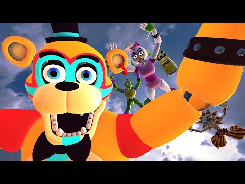 FNAF Security Breach Ragdolls Funny Moments #7 – Garry's Mod (Glamrock)
