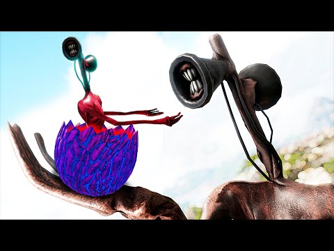 Forcei o Siren Head Acasalar Com o Carnotaurus! Nasceu Algo Muito… (ARK MEGGA MODS) DINOSSAUROS