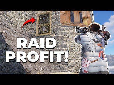 GASTAMOS MUY POCO Y CONSEGUIMOS MUCHO LOOT DE ESTE RAIDEO ONLINE! | RUST Gameplay Español