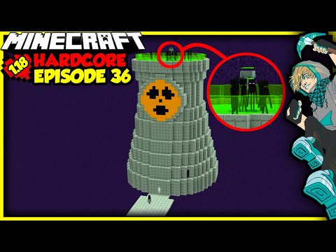 Giant Mega NUCLEAR POWER PLANT Endermen XP Farm in Hardcore Minecraft Episode 36 (1.18 Let's Play)