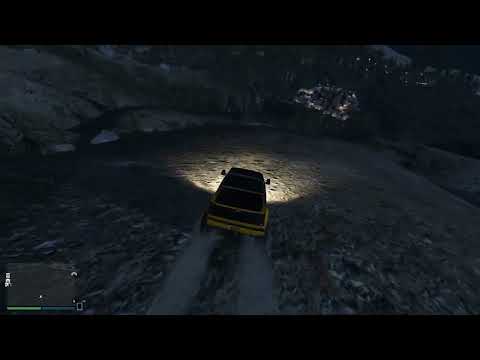 Grand Theft Auto V Спуск с горы