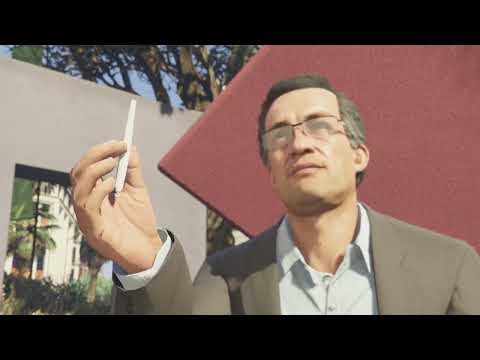 Grand Theft Auto V Michael gets high