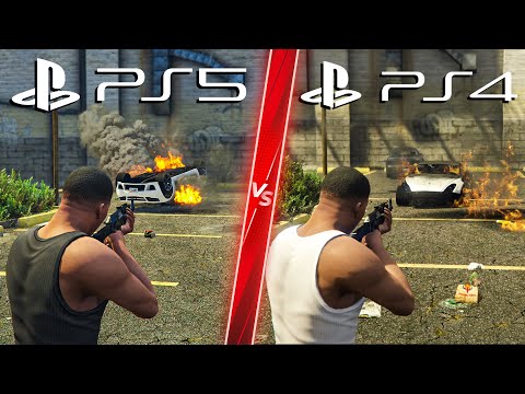 GTA 5 Next Gen Remastered PS5 VS PS4 – Direct Comparison! Attention to Detail & Graphics! ULTRA 4K