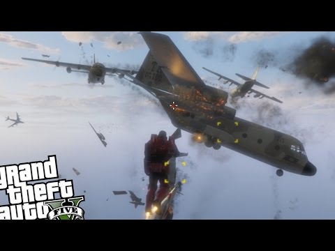 GTA 5 PC MOD FUN! – Iron Man + Angry Planes (Epic Destruction!!) Grand Theft Auto 5 Iron Man