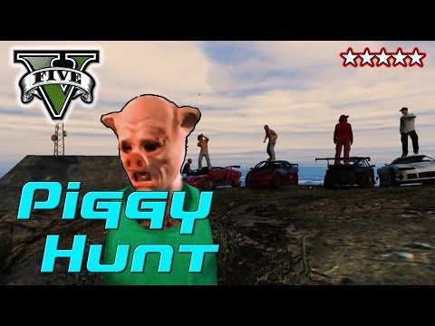 GTA 5 Piggy Hunt & Infected!! – Goofing With The CREW! – Grand Theft Auto 5