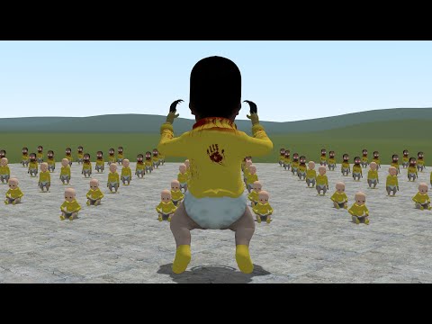 I BECAME THE BABY IN YELLOW!! Garry's Mod