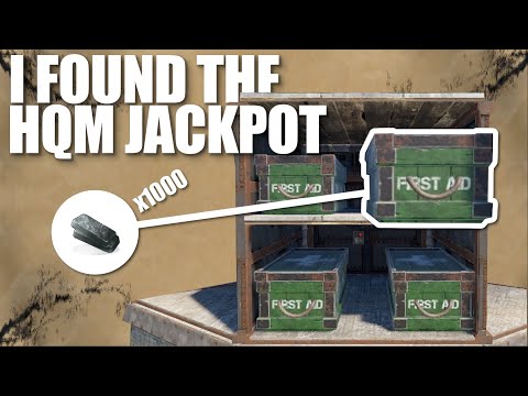 I FOUND a CLANS DECAYING BASE LOADED on SULFUR AND HQM | Rust Solo Survival (5 of 5)