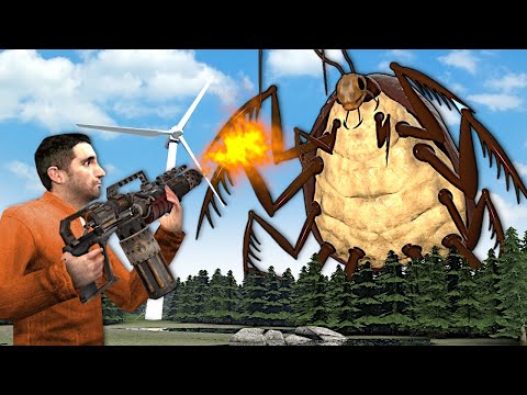 I Found a GIANT COCKROACH MONSTER! – Garry's Mod