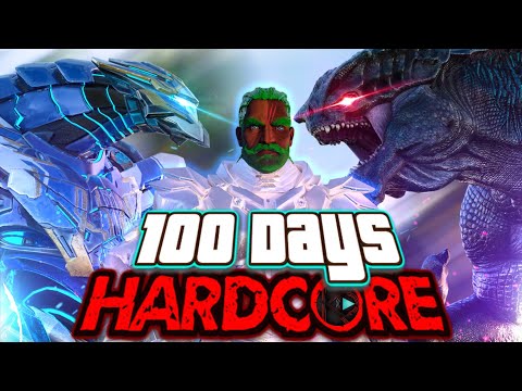 I have 100 Days to stop Kaiju from causing Extinction | Ark: Survival Evolved