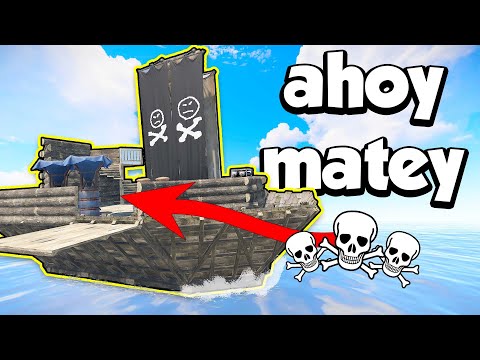 I made a boat TRAP on official Rust…