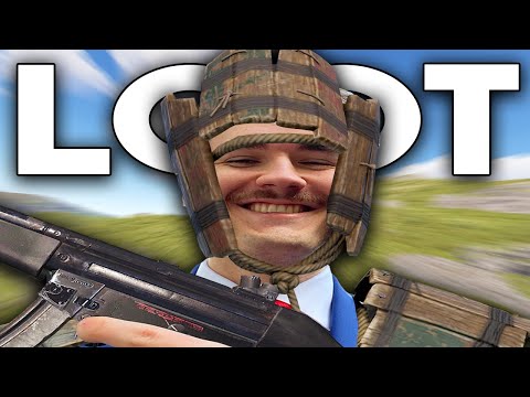 I picked up his gun in Rust…