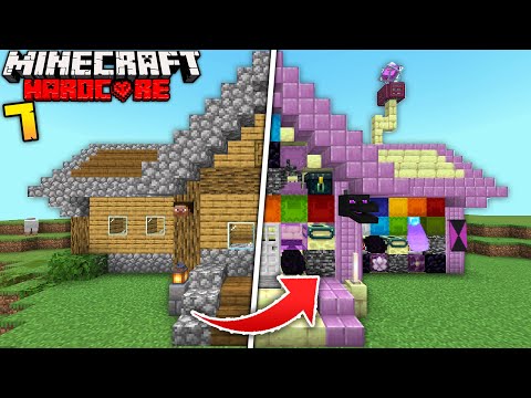 I Used EVERY BLOCK From THE END in Minecraft Hardcore