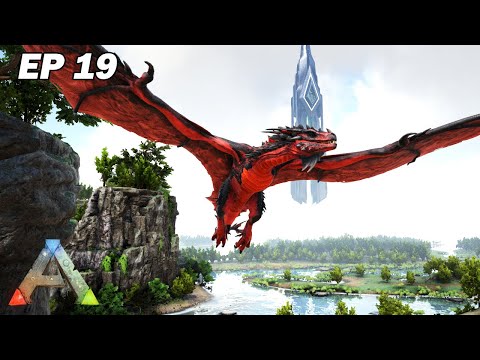 Je capture une Wyverne de Cristal de Sang ! Ark Survival Evolved Ep19 Arkfaxia S3