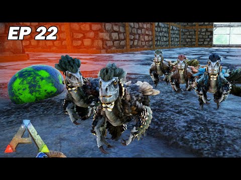 Je vole des œufs de Deinonychus ! Ark Survival Evolved Ep22 Arkfaxia S3