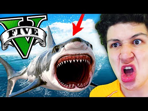JUEGO GTA 5 como MEGALODÓN! Grand Theft Auto V – GTA V Mods