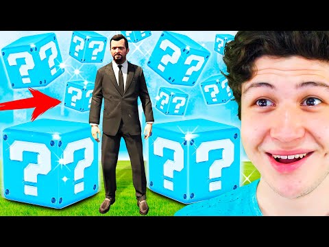 JUEGO GTA 5 con LUCKY BLOCKS de DIAMANTE! Grand Theft Auto V – GTA V Mods