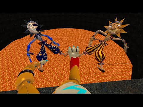 KICKING OUT SUN AND MOON DAYCARE ATTENDANT In Garry's Mod! Five Nights at Freddy's