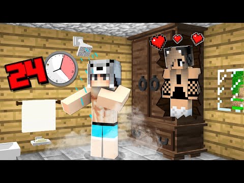 KIZ HAYRANIM 24 SAAT EVİMDE SAKLANDI 😱 – Minecraft