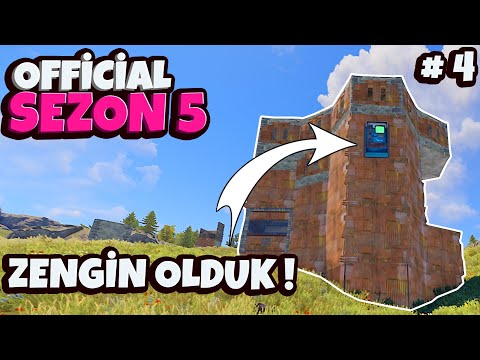 MARKET AÇTIK ZENGİN OLDUK ! | #4 Rust Official 5. Sezon