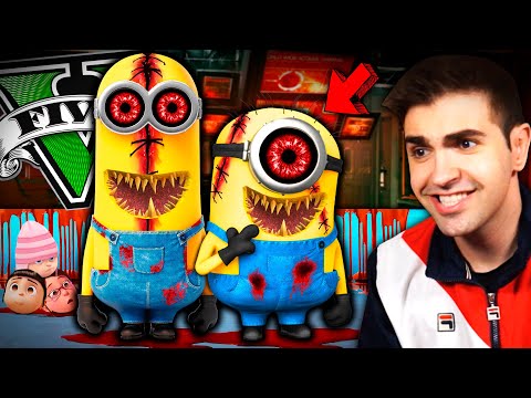 ME ENFRENTE a *MINION.EXE* en GTA 5 !! 😈🩸🌲 – Grand Theft Auto V
