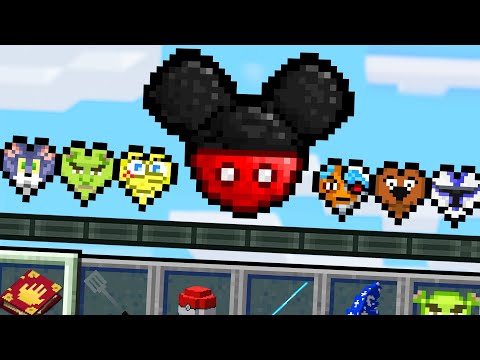 Minecraft but there's Cartoon Hearts