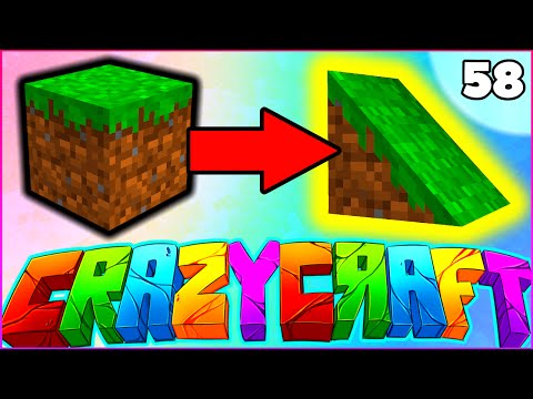 Minecraft CRAZY CRAFT 3.0 SMP – "MAKE ANY BLOCK CURVED" – Episode 58