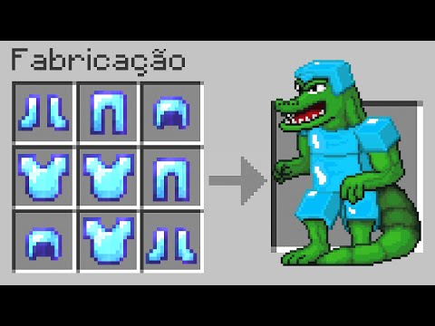 Minecraft mas têm CRIATURAS customizadas!