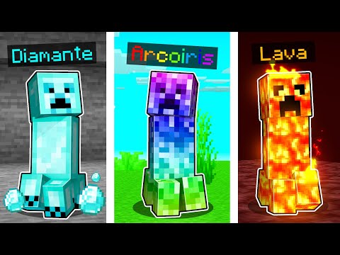 MINECRAFT pero EXISTEN CREEPER de CUALQUIER BLOQUE 😂💥 INVICTOR ROLEPLAY