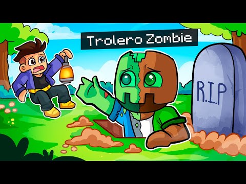 MINECRAFT pero ME CONVIERTO EN ZOMBIE AL MORIR! 😱💀