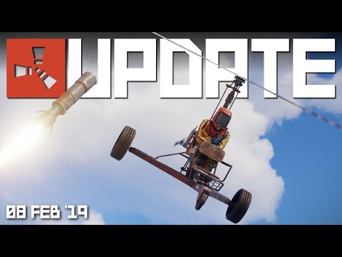 MINICOPTER is in! | Rust Update 8th February 2019