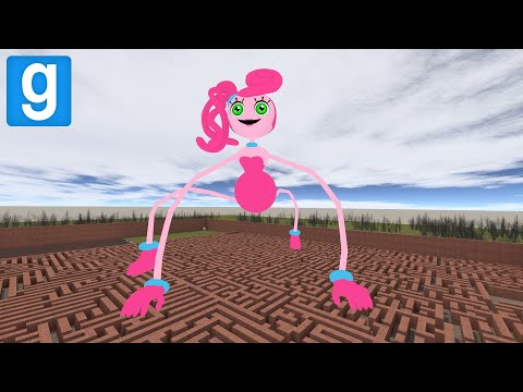 MOMMY LONG LEGS IN A GIANT MAZE! – Garry's mod Sandbox
