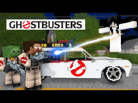 Monster School : SADAKO VS GHOSTBUSTERS – Minecraft Animation