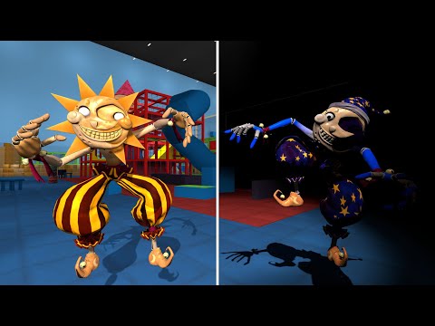 NEW FULL DAYCARE MAP WITH SUN AND MOONDROP ATTENDANTS In Garry's Mod! (FNAF Security Breach)
