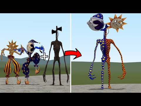 NEW SUN AND MOONDROP DAYCARE ATTENDANTS SIREN HEAD In Garry's Mod! (FNAF Security Breach)