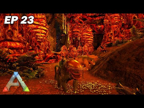 On attaque la grotte des abeilles géantes ! Ark Survival Evolved Ep23 Arkfaxia S3