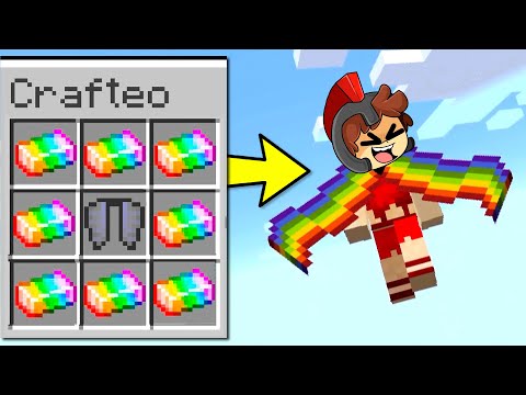Paso MINECRAFT pero existen ELYTRAS PERSONALIZADAS 😱 INVICTOR RETO