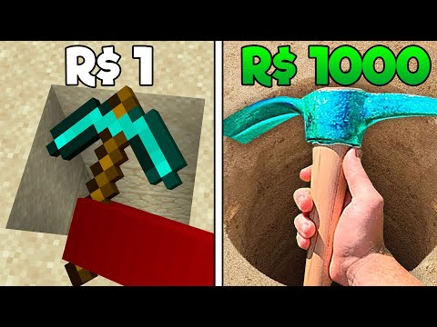 Picareta de $1 vs $1000