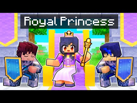 Playing As A ROYAL PRINCESS In Minecraft!