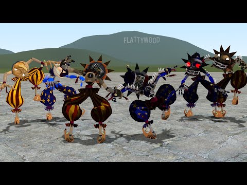 PLAYING AS NIGHTMARE SUNRISE AND MOONDROP DAYCARE ATTENDANTS In Garry's Mod! (FNAF Security Breach)