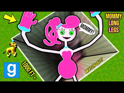 Pushing MOMMY LONG LEGS into a 1000 FT HOLE.. 🕳 (Poppy Playtime Chapter 2) – Garry's Mod Gameplay