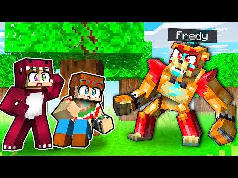 ¡Que NO TE ATRAPEN los ANIMATRONICOS de FNAF en MINECRAFT! 😨🧸 ESCONDITE con RAPTORGAMER y FLEXVEGA
