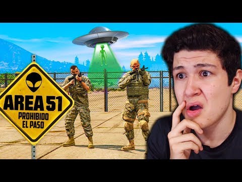 ¿Qué PASA si Vas al ÁREA 51 en GTA 5? Grand Theft Auto V – GTA V Mods