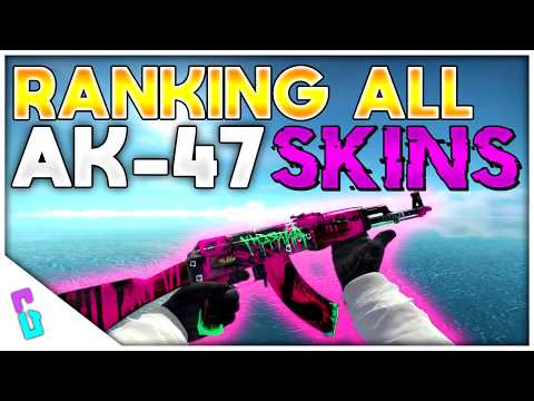 RANKING ALL AK 47 WEAPON SKINS IN COUNTER STRIKE GLOBAL OFFENSIVE FROM WORST TO BEST! | xGipson